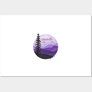 Purple Mountains Posters and Art